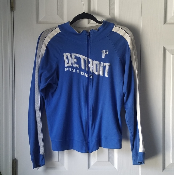 Detroit Pistons Blue 5th & Ocean Long Sleeve - Picture 1 of 6
